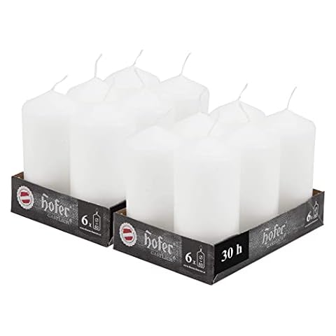 Hofer Velas Pilar - Juego de 12 Velas Decorativas Cover