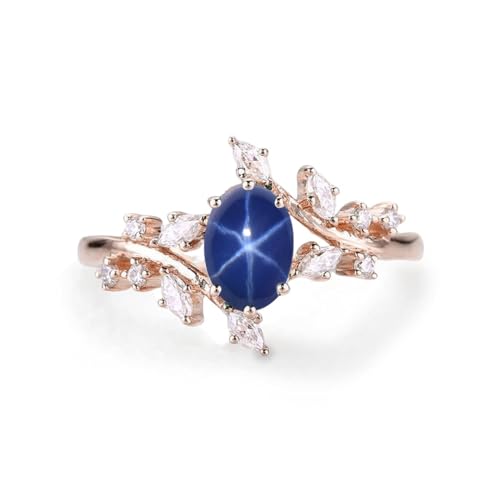 Engagement Rings for Women Oval Cut Gemstone Rings for Women 10K 14K 18K White Yellow Rose Gold Wedding Ring Anniversary Promise Ring Birthstone Statement Rings