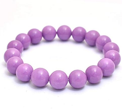 Natural AAA PHOSPHOSIDERITE Bracelet Stretch Bracelet | 7-7.5” Length PHOSPHOSIDERITE Bracelet Gemstone Bracelet | Unisex Bracelet | 8mm Round Shape Beads | Men Beaded Bracelet