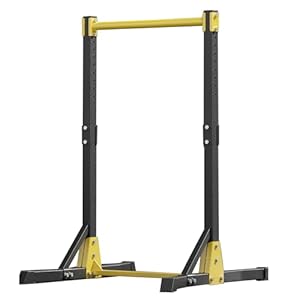 Shienfir Pull Up Station, Power Tower Dip Station Portable Pull-up Bar Station with 11 Height Levels, Free Standing Pull Up Bar for Home Gym, Pull Up Tower Station 400LBS Black