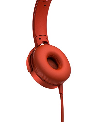 Sony MDR-XB550AP Hoofdtelefoon bedraad (Extrabass, Headset Met Microfoon) Rood - Afbeelding 6
