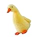 TOYANDONA - Juguete de peluche suave con forma de pato y animales de peluche para niños, color amarillo