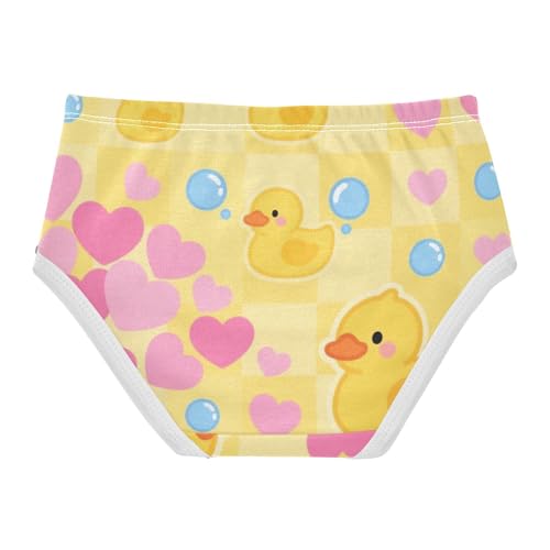 GuoChe Cotton Panties 1-piecing Hip Design Panties Toddler Cotton Underwear for Kids in Sizes 2T-8Y2