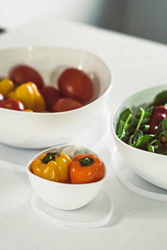 Conjunto 3 Saladeiras com Tp Essential-Bc Coza Branco