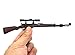4D 1/6 Scale Kar 98K Karabiner Bolt Action Rifle WWII Nazi German Army Miniature Toy Guns Model Fit for 12