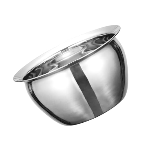 HOMOBABE ステンレス製多機能調理ボウル 深型設計 滑らかな表面で丈夫 キッチン用収納容器 スープ サラダ 麺類対応