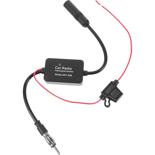 FUOYLOO Radio para Coche 12v Diseño Digital Mejora Recepción FM Material Abs Aleación de Zinc para Señal de Antena en Automóvil