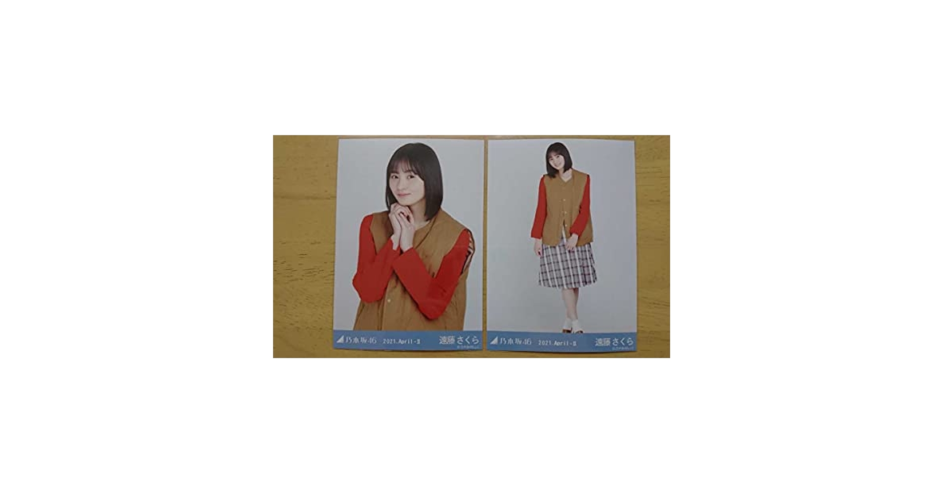 Amazon.co.jp: 乃木坂46 遠藤さくら 生写真 2021.April-Ⅱ