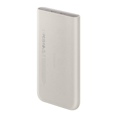Image of SAMSUNG 25W 10,000mAh Battery Pack Wireless Charger, Super Fast Charging w / 2 Ports for Galaxy Phones, Buds and More, 3A USB-C Cable Included, 2024, US Version, EB-U2510XUEGUS. Beige