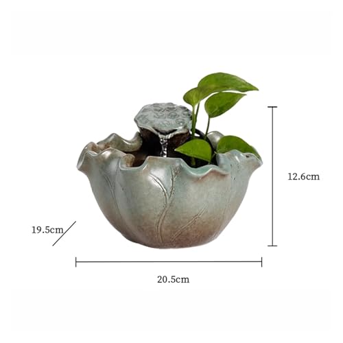 Fuente de agua corriente decorativa para crear un salón zen y relajante 3