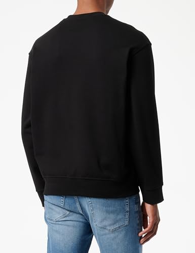 Armani Exchange Men's Ax Stacked Logo Cotton French Terry Crewneck Sweatshirt3