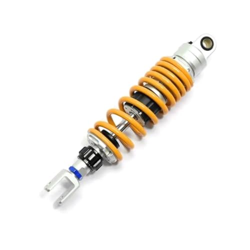Amortisseur arrière moto 320mm réglable jaune en U pour suspension
