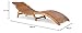 Casaria® Sonnenliege Klappbar Holz FSC®-Zertifiziert 320kg Belastbarkeit 190x60cm Tragegriff Kofferfunktion Garten Balkon Terrasse Gartenliege Klappliege Akazie