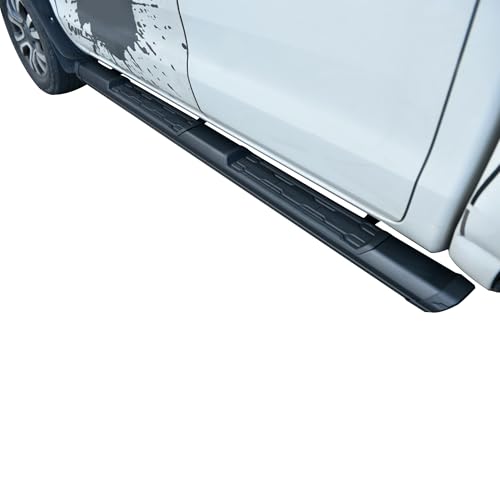 Estribos Black Horse Peak Matte Black para Chevy/GMC miniatura 1