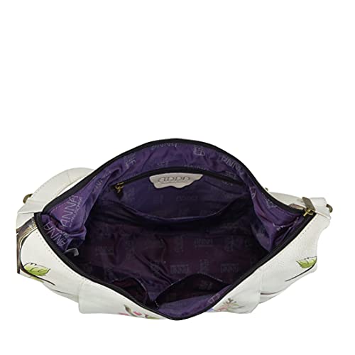 Image of Anna by Anuschka Handpainted Women's Genuine Leather Large Shoulder Hobo