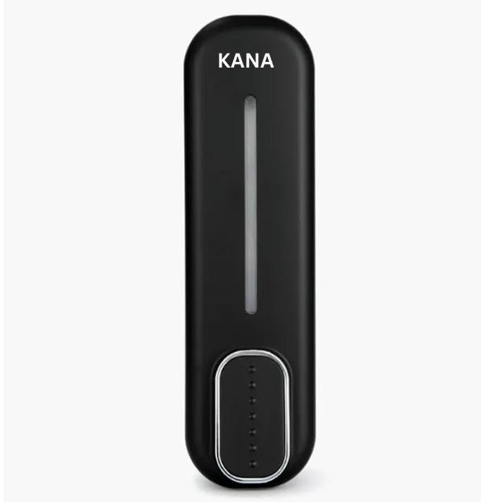 Wall Mounted Soap Dispenser 350ml-Multi-Purpose Liquid Hand Sanitizer & Soap Pump for Kitchen Bathroom Hotels Restaurants and Office-Hygienic Wall Mounted Manual Foaming Soap (Black)