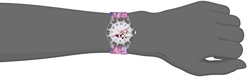 DISNEY Minnie Mouse Watch for Kids – Perfect Minnie Mouse Watch for Kids 3-5, Fun & Durable Design – Cute Watches Girls & Toddlers, White Bezel, Multicolor Nylon Strap, Easy-Read Dial2