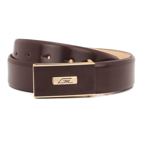 Men's Profile Leather Belt, Wrinkle-free Genuine Leather, Everyday wear 35mm width2