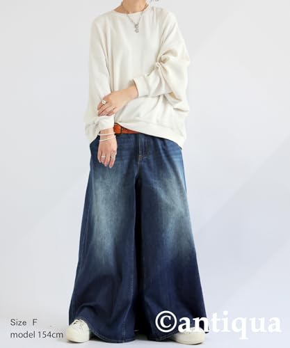 Wide Denim Pants Ladies PK-010422