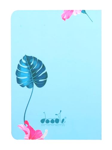 DOODLE - Initial P Lasercut Soft Bound Diary (7 X 4.75 X 0.5-inches, 80 GSM, 192 Pages) Notebook for Girls