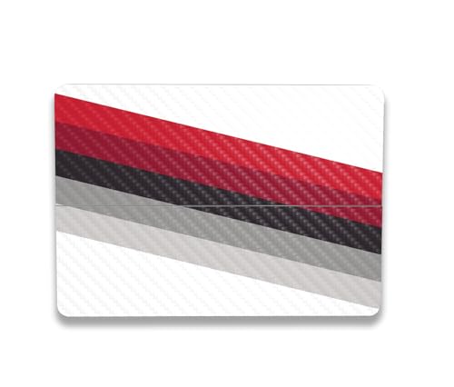 Image of MightySkins Carbon Fiber Skin Compatible with Microsoft Surface Laptop Studio 2 (2023) Full Wrap Kit - Slant Stripes | Protective, Durable Textured Carbon Fiber Finish | Made in The USA