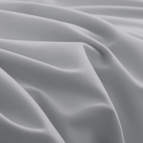 Image of Mocassi Luxury 6-Piece Sheet Set, Ultra Soft 1800 Premium Hotel Quality Microfiber Sheet Set, Fits Mattresses Up to 18 to 24 Inches Extra Deep Pocket - Breathable and Secure Fit, Cal King, Silver