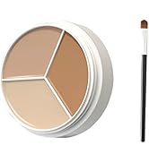 Tri-Color Concealer, Moisturizing &amp; Long Lasting, 3 IN 1 Color Correcting Concealer Cream Conceal...