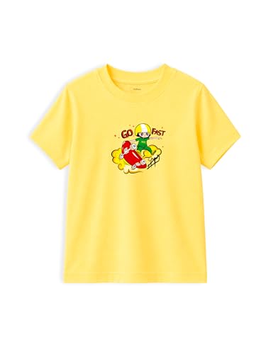 Image of Kidbea Bamboo Unisex Kids T-Shirt Ultra-Soft Premium Half Sleeve Graphic Tee for Boys & Girls, Casual Summer Wear for Toddlers & Kids