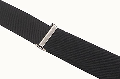 Image of Adjustable Elastic Suspenders for Men's and Women's with X Back Suspenders for Casual & Formal