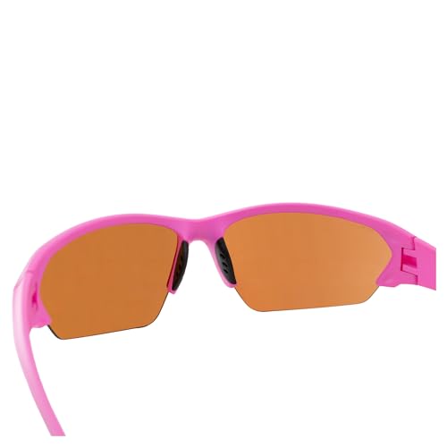 Epoch Eyewear Wake Golf Sunglasses for Women ANSI Z87.1 Pink Half-Frame w/Amber Lens3