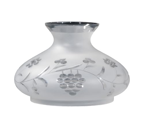 Image of B&P Lamp 7 inch Fitter, Hand Cut inchGrapes inch Solar Style Shade