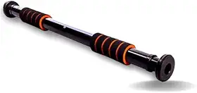 Barra Fixa De Porta Para Exercícios Ajustável Regulável Multifuncional Musculação Treino Em Casa Flexão 63 A 96 Cm Cor Preto upMoura