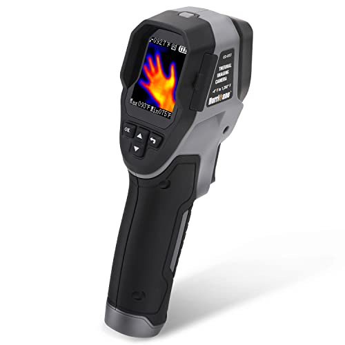 HURRICANE Thermal Imaging Camera, 1.8'LCD Color Screen-Handheld Infrared Camera w/Real-Time Thermal Image, Infrared IR Resolution 1024 pixel, Temperature Measurement Range-4℉-1202 ℉, IR Thermal Imager