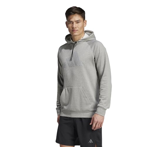 adidas Men's Game And Go Big Logo Training Hoodie Sweatshirt