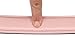 Soft Touch Collars Padded Leather Dog Collar, Brown with Light Pink Padding, Genuine Real Leather, 24