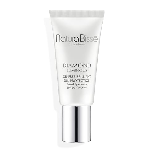 Natura Bissé Diamond Luminous Oil-Free Brilliance Sun Protection SPF50, Tinted Facial Sunscreen, Color Correcting & Moisturizing, 30ml