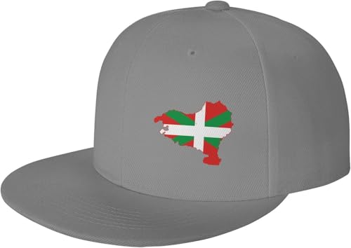 Flag Map of Basque Adjustable Outdoor Baseball Hat Flat Hat