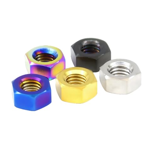 Titanium Alloy Hex Nuts 4-Pack