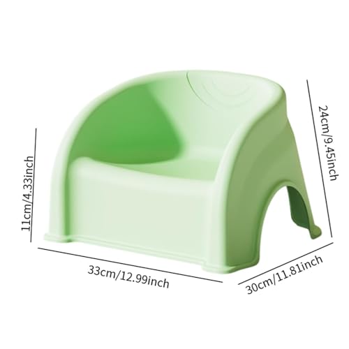 Image of ATORSE Toddler Chair Multiuse Children Chair Stable Portable Lightweight Kids Stool Green