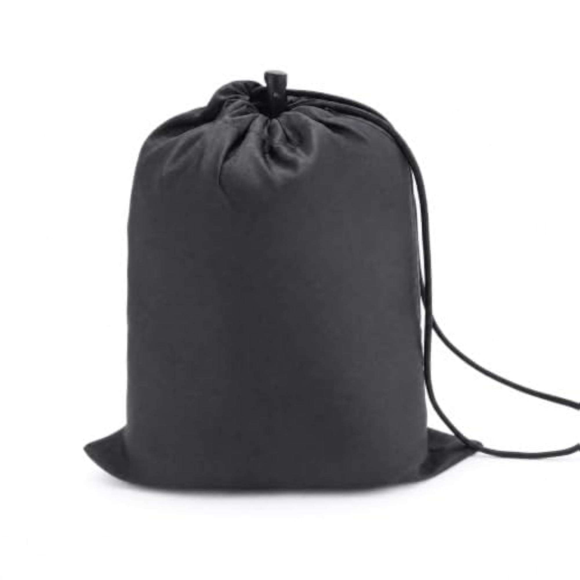 Drawstring Storage Bag for Travel, Dust Protection, Black