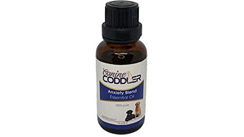 Canine Coddler Pet Anxiety Essential Oil | Aromatherapy Treatment for Dogs | Anxiety Blend | Reduce Stress Separation Anxiety Ease and Calm Pets 1 oz 30ml Bottle (Anxiety Blend)