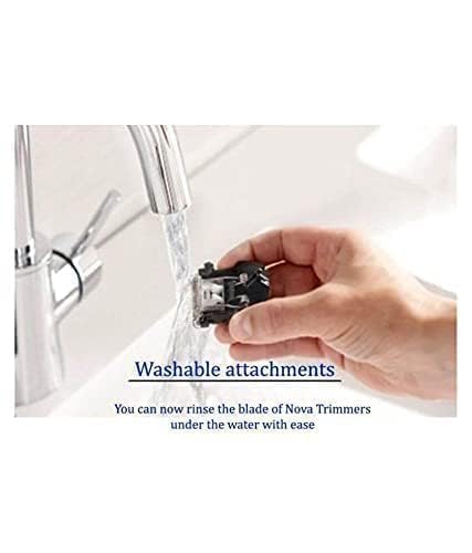 Image of Rechargeable Beard Trimmer for Men Cordless Hair Clipper | Stainless Steel Blades | 3 Comb Attachments | 130 Min Runtime Grooming Trimmer | ALI SHIPPING
