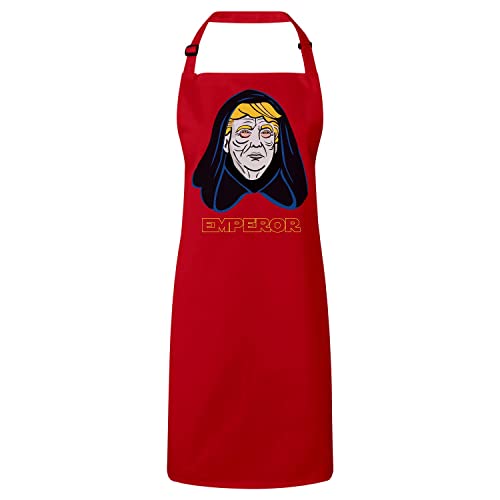 Tablier cuisine rouge empereur parodie Dark Sidious Trump série film