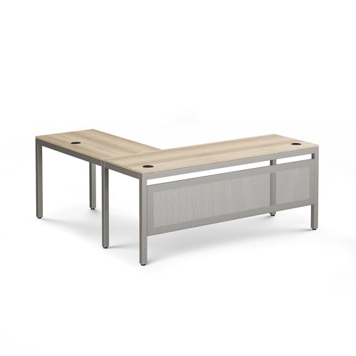 NBF Reversible L Shaped Executive Office Desk - Durable Laminate