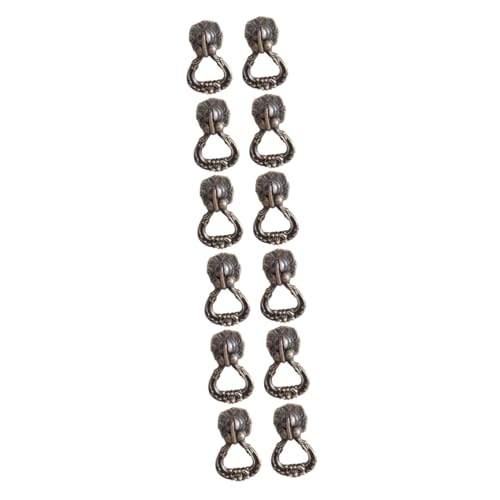Pomelli delle porte-- materiale: la maniglia vintage per cassetti è realizzata in lega di zinco, resistente all'usura, non facile da pulire, durevole.