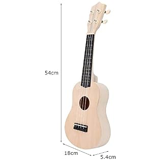 21 pouces bricolage ukulélé Kit corps cou pont touche ukulélé artisanat pour débutants enfants adultes - Les Beatles, Paul McCartney, John Lennon, RIngo Starr, George Harrison 21 pouces bricolage ukulélé Kit corps cou pont touche ukulélé artisanat pour débutants enfants adultes – Image 4