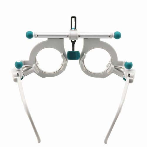 Image of BestParts Professional Optical Trial Lens Frame Eye Optometry Test,50g | Ultralight Titanium Universal Adjustable Optometry Optician Trial Lens PD 48-80MM,for Hospital Clinic School Optical Store