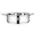 Steamers 304 in Acciaio Inox Vapore Carrello for la Cottura del Riso di Verdure Wonton Confezioni di Cibo (Size : 16cm)