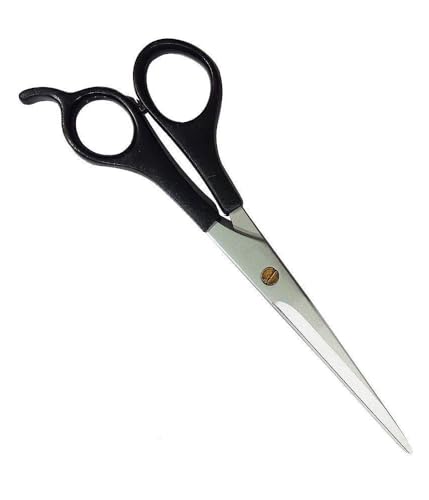 Image of Hair Cutting Scissor Professional for Salon Barber and Home Use for Men and Women with Black Handle (Pack of 2) 6.5 Inch