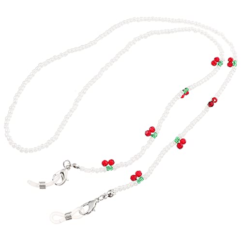 Generic Cereja Cadeia Cadeia De Óculos Óculos Frisado Pendurado Cinta Dos Óculos de Óculos Titular C